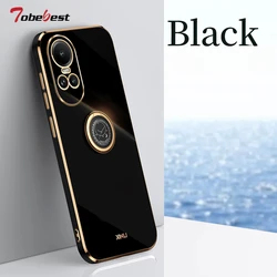 Lxuury Square Frame Plating Silicone Phone Case on for OPPO Reno 10 Pro Plus Coque Ultra-thin Soft TPU Back Cover