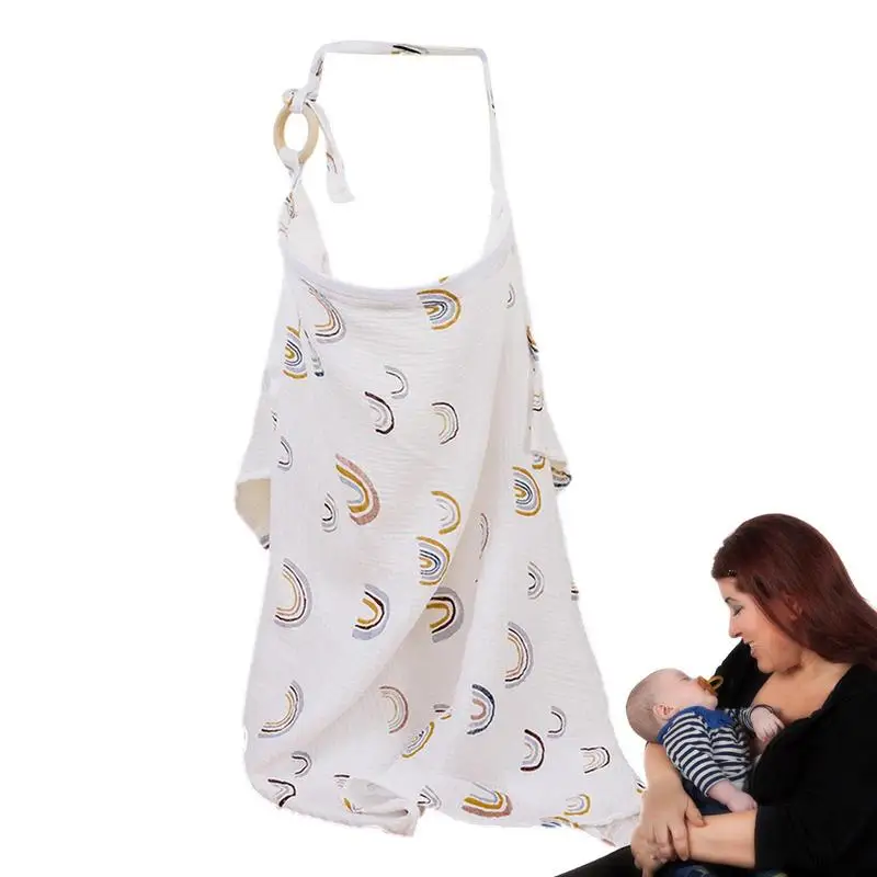 

Breathable Breastfeeding Cover Baby Feeding Nursing Covers Adjustable Nursing Apron Outdoor Privacy Cover Mother Nursing Cloth