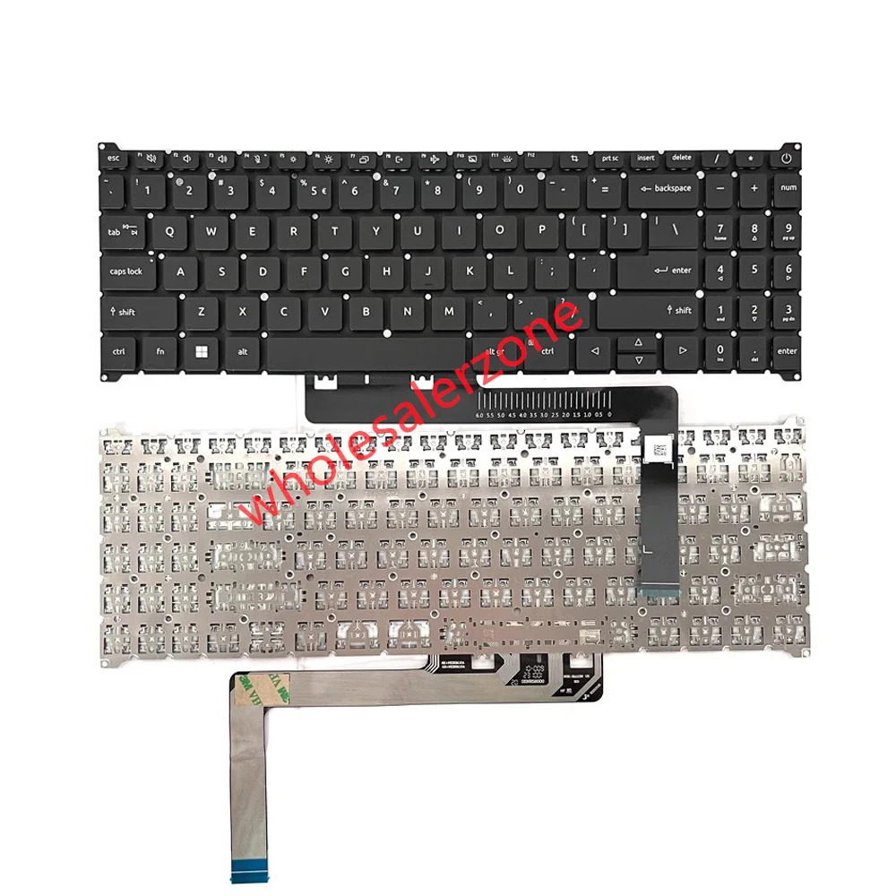 New US No-backlit Keyboard For Acer Extensa 15 EX215-23 N23C3,EX215-33,EX215-55 EX215-55G,EX215-56,Fun N22C6 S50-54 laptop