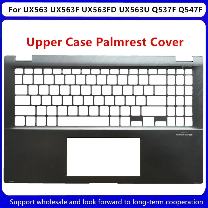 Новинка для ASUS UX563 UX563F UX563FD UX563U Q537F Q547F задняя крышка ЖК-дисплея 13N1-A4A0431 серый/черный Упор для рук 13N1-A4A0211 серебристый