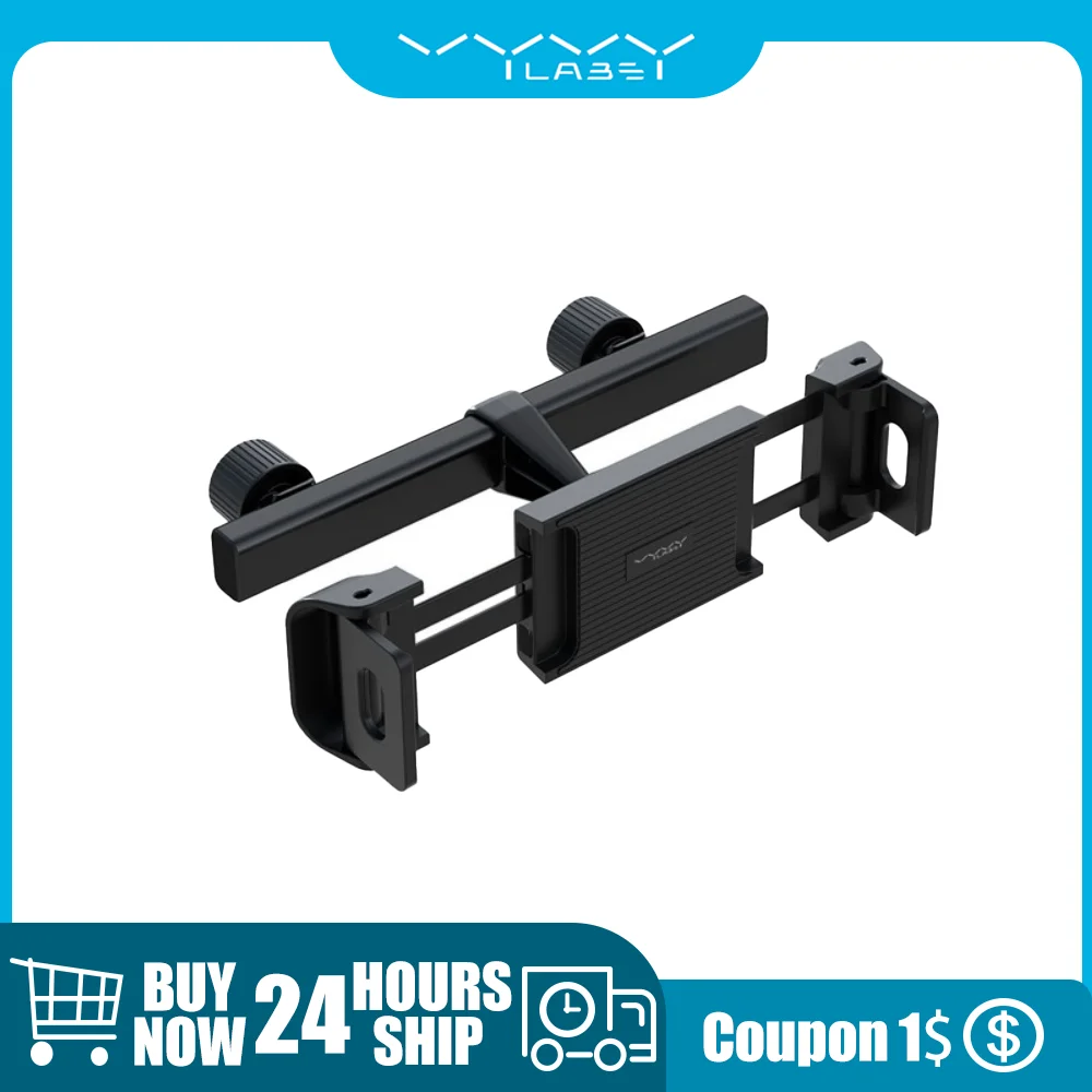 

Vyvylabs Car Headrest Mount Backseat Car Mount Waterproof Durable 360 Rotation Universal Tablet PC Auto Car Phone Holder Stand