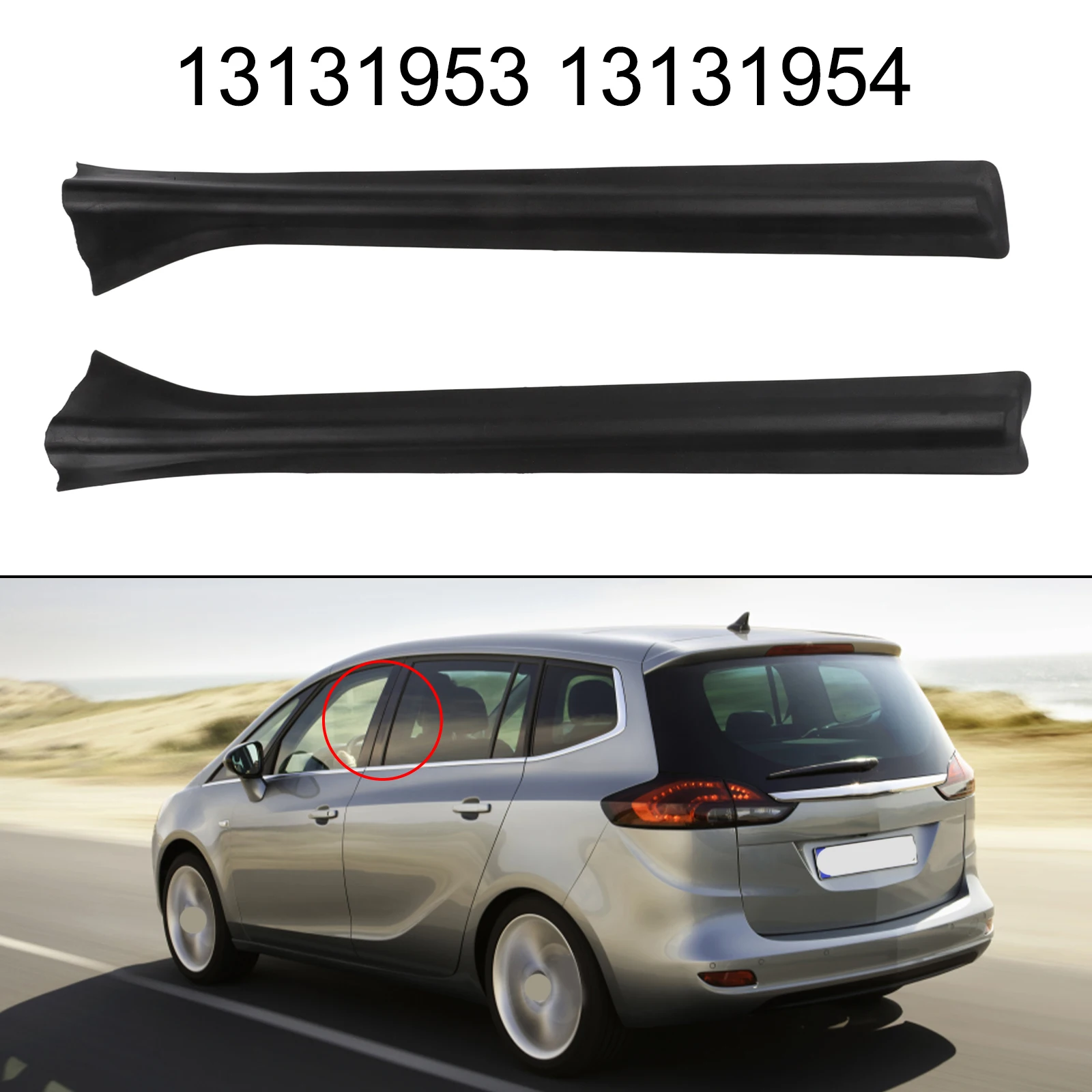 For Vehicle Sealing Upgrade Center Pillar Cover B Pillar Rubber Cover Direct Replacement Part Long-term Reliability
