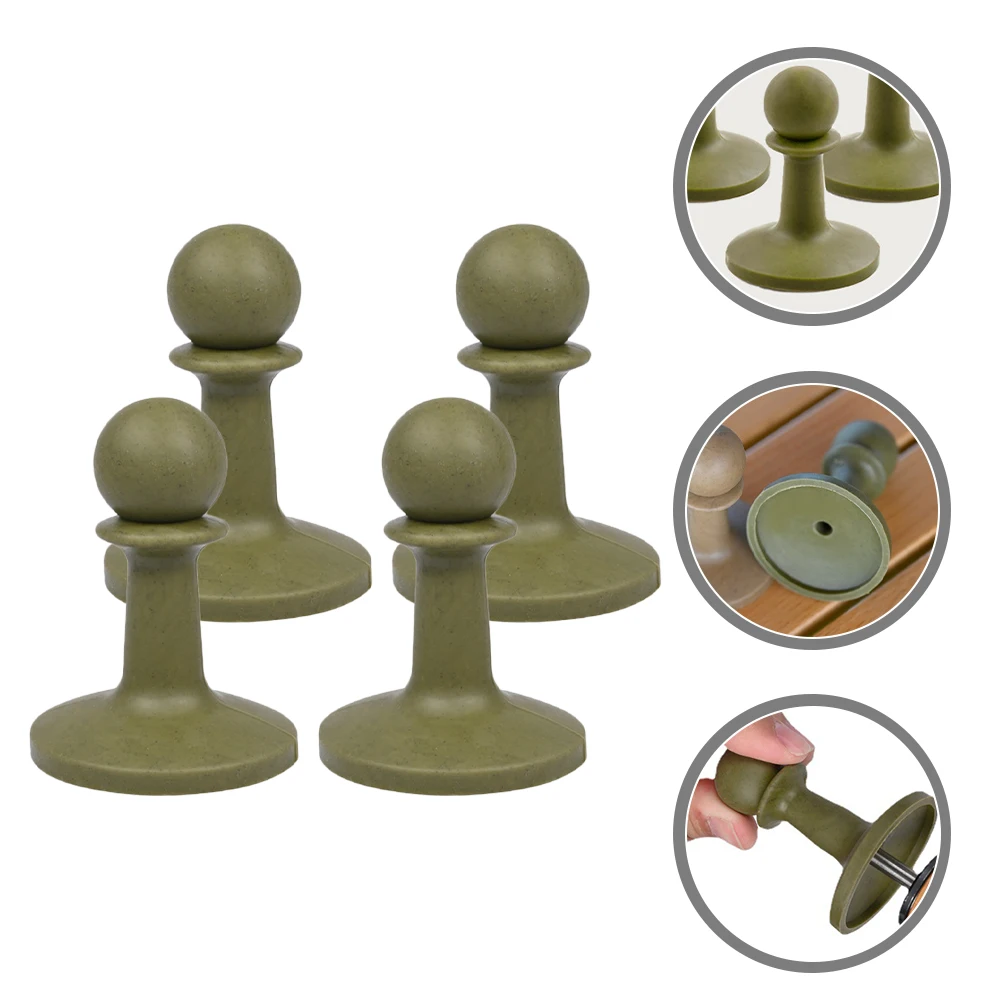 

4pcs Tent Pillar Support Camping Anti Hat Plastic Cover Protective Cap for Outdoor Safety Insulated Lightweight Portable