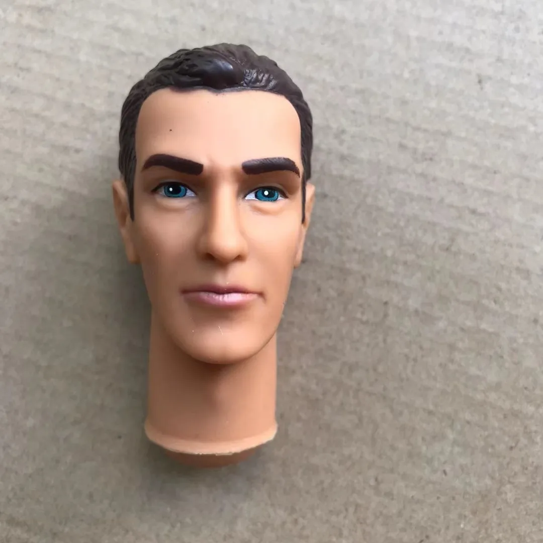 Short Hair Prince Ken Boyfriend Doll Head Toy Male Doll Toy Head DIY Doll Toy Parts Kids Birthday Present Girl Gifts