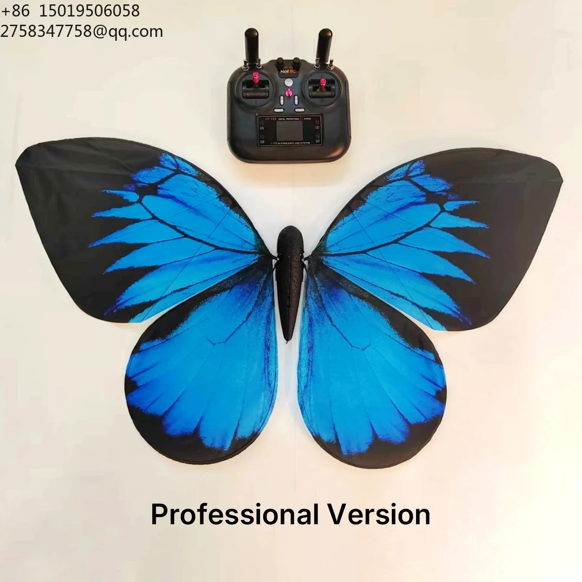 Remote Control Bionic Butterfly Flapping Wing Easy Powerful Motor Stage Performance Concert Educational Wedding DIY