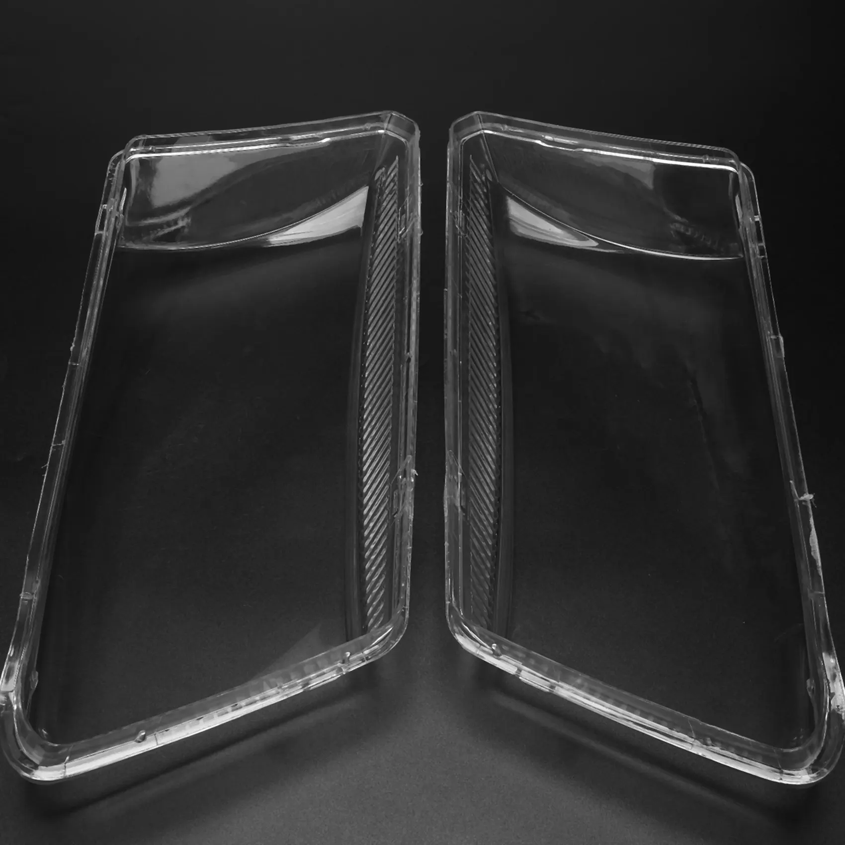 AC52-Pair Left+Right For Passat B5 Car Headlight Lens Cover Headlamp Lampshade Front Light Shell Cover