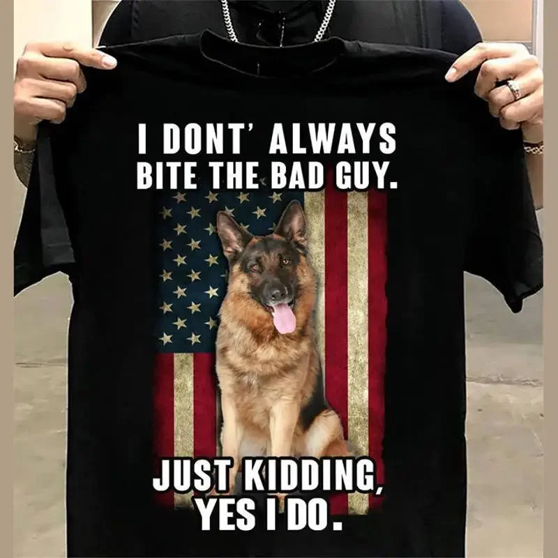 I don't always bite the bad guy just kidding, yes I do - Beagle dog and ameri... T shirt