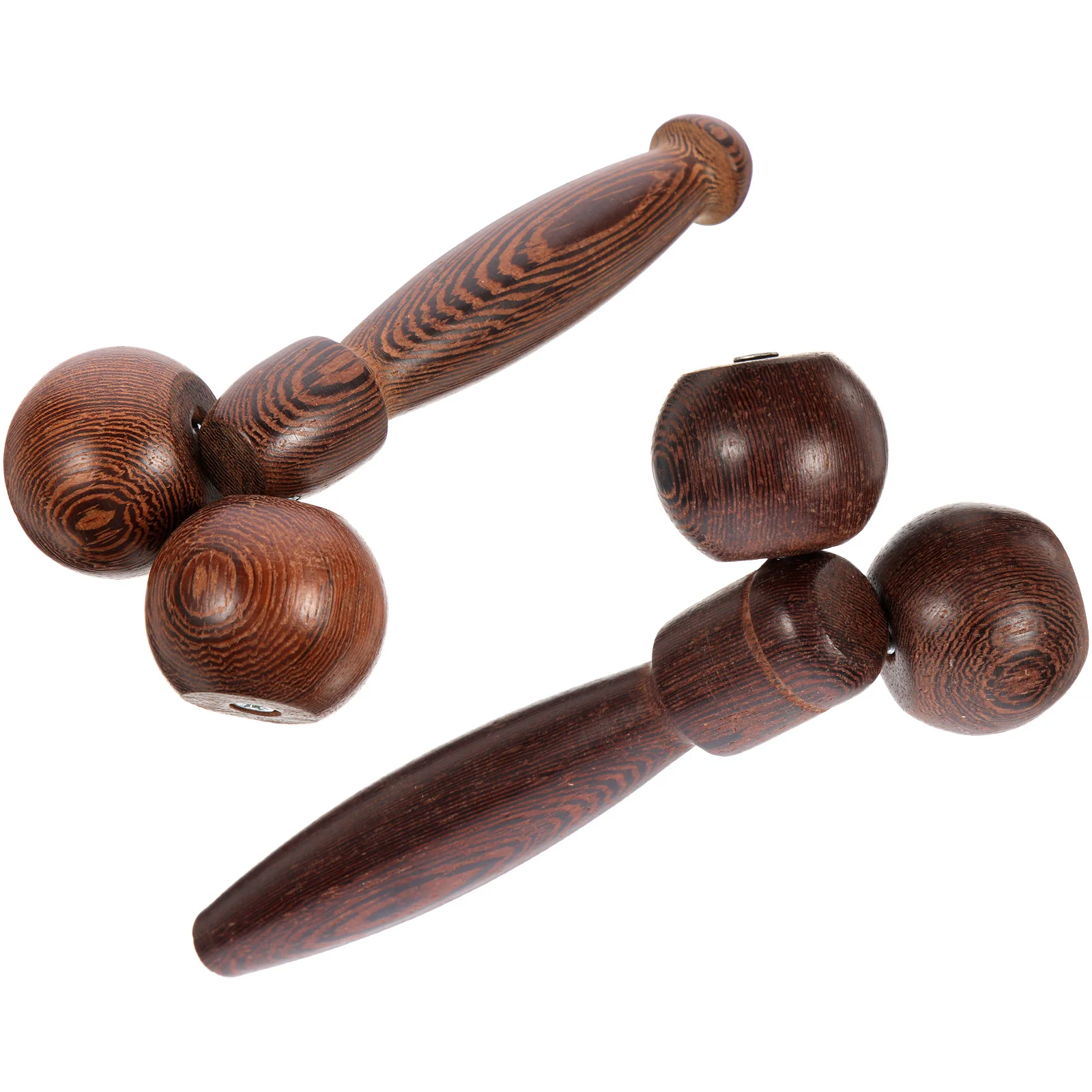 

Деревянный массажер для лица, 2 шт., для подтяжки кожи, портативный инструмент для массажа лица, шеи и тела, деревянный роликовый массажер для лица