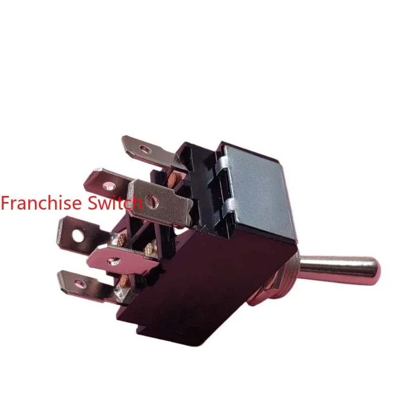 

10 шт. кнопочный переключатель R13-28B, отверстие 12 мм, 6 контактов, 2 шестерни, вставной штифт ВКЛ-ВКЛ