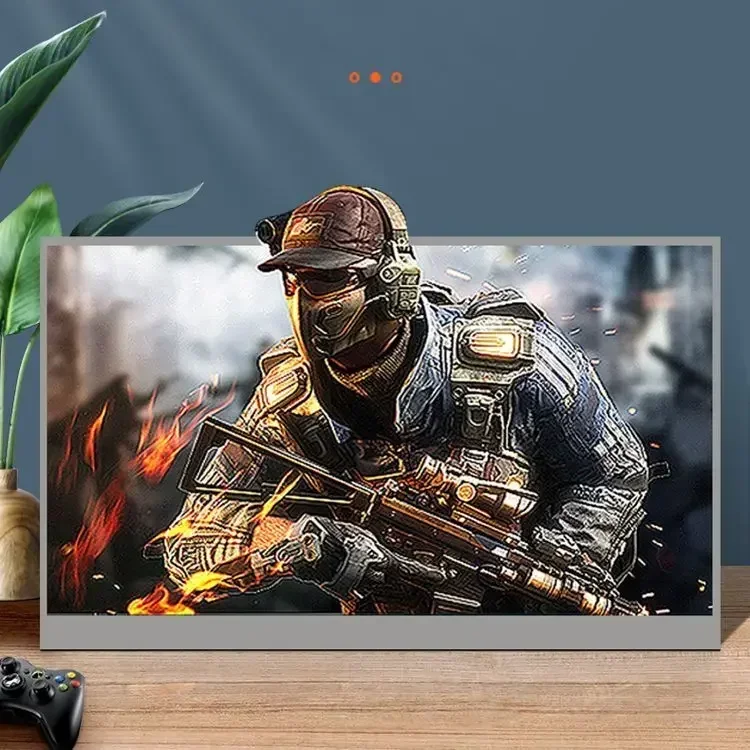 Latest Design Portable Computer Monitors 15.6 Inch HD Screen Display Durable Speakers Gaming Laptop Monitor