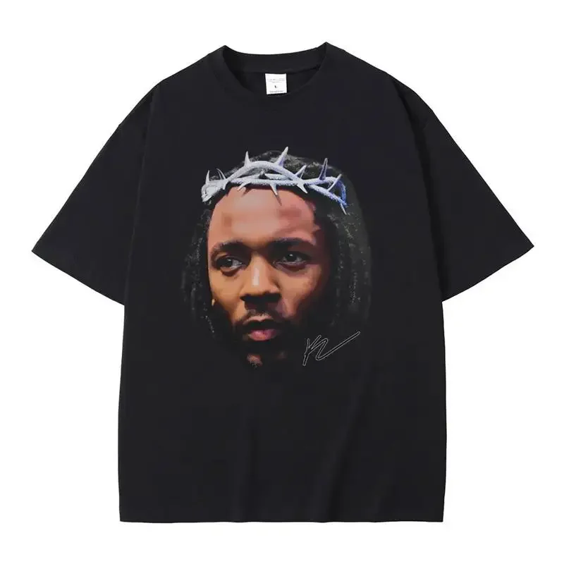 Rapper Kendrick Lamar Face T Shirt Mr Morale The Big Steppers Print