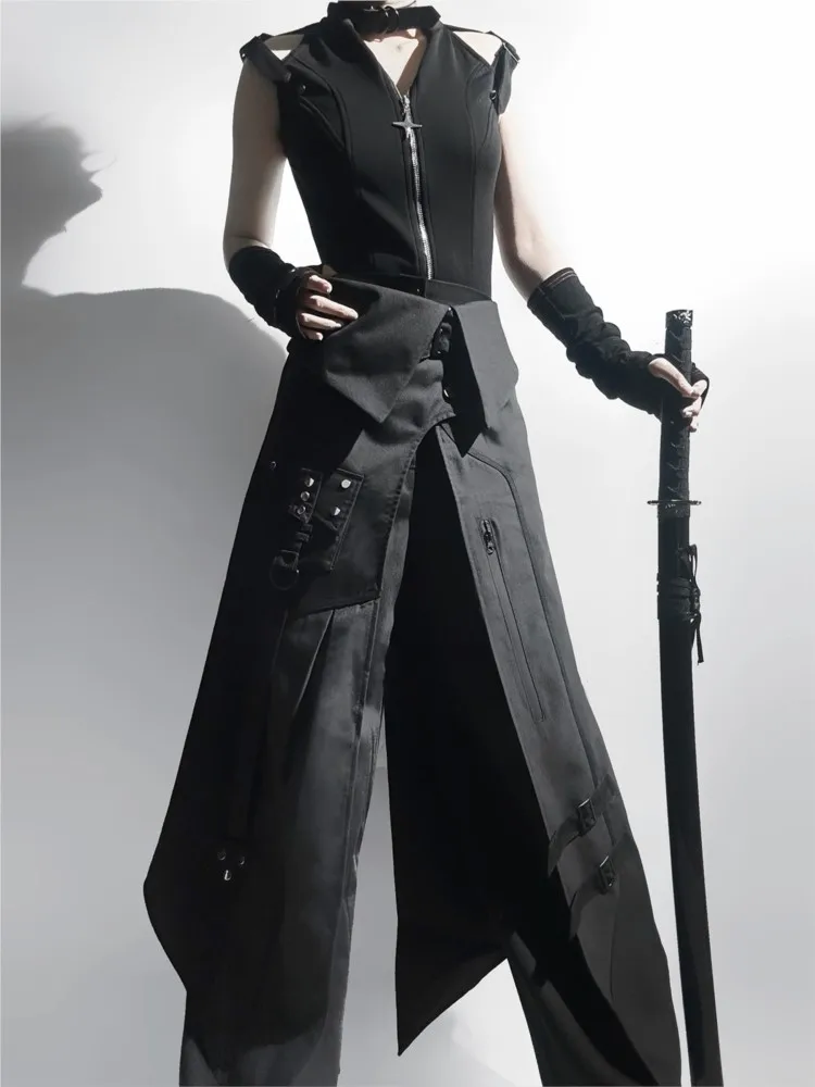 

Neutral style cool and stylish suit top dark gothic