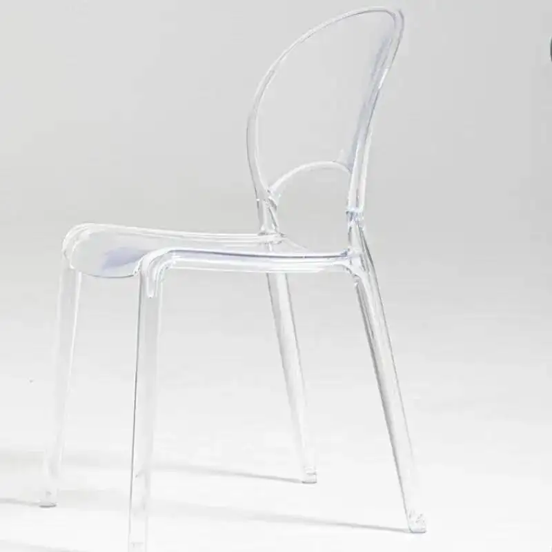 

Игровые пластиковые стулья для улицы и дома, эргономичные прозрачные стулья для столовой и гостиной, минималистичные стулья для балкона, мебель для дома QQ