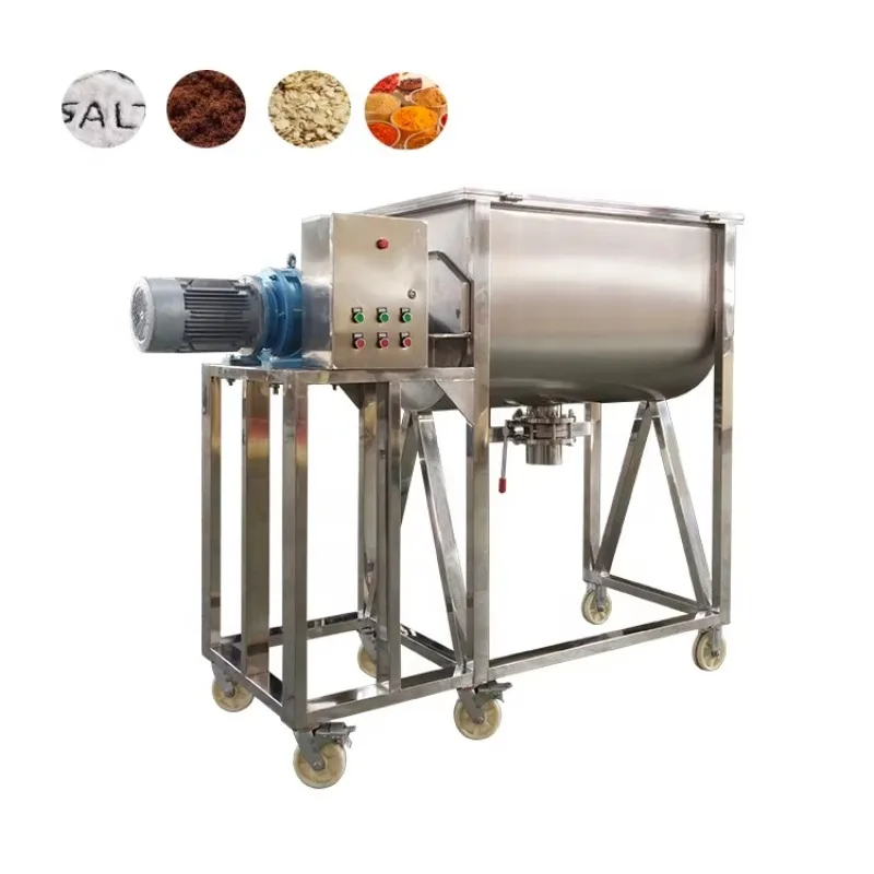 

Hot Sales Commercial Food Powder Herb Spice Seasoning Blender Small Powder Dry Cassava Flour Mixer Machine