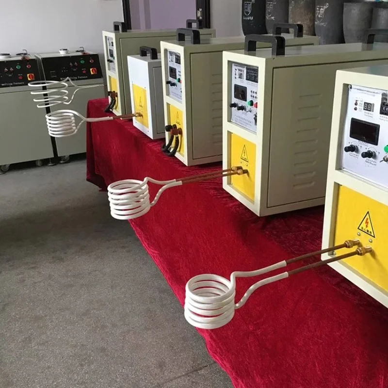 Laboratory high frequency gold refining equipment metal melting induction furnace