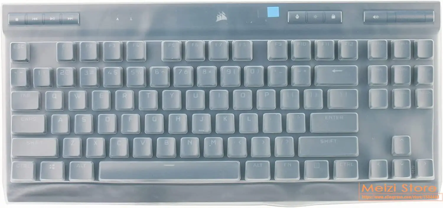 Silicone Keyboard Cover Skin Protector for Corsair K70 RGB PRO / Corsair K70 RGB TKL Wired Mechanical Gaming Keyboard Mechanical