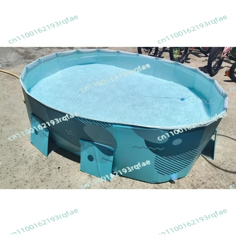 Oversize Bath Pool Inflation Free for Home Outdoor 1.6M/2.6M Foldable Swimming Pool Folding