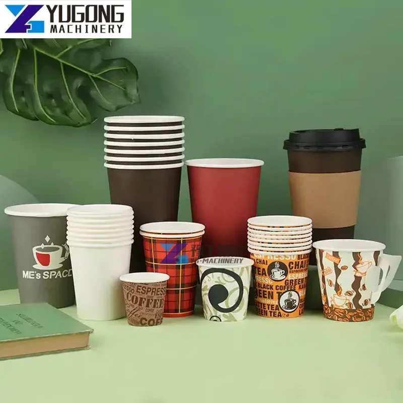 Flexo Coffee Blank Fan Paper Cup Die Cutting Printing Machine Flexo Coffee Tea Fan Paper Cup Printing Machine Price