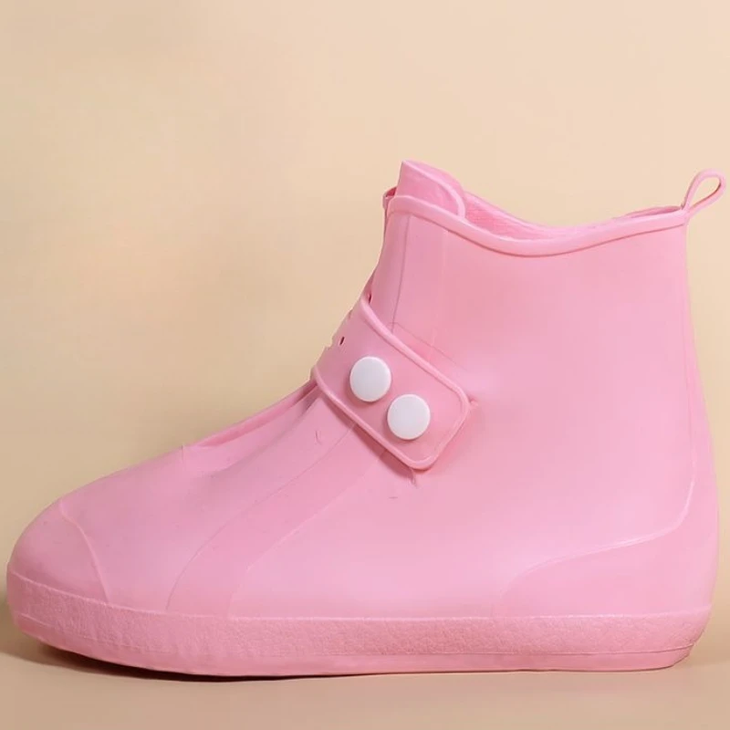Waterproof Kids Rain Shoe Covers Anti Slip Silicone Overshoes for Boys Girls Cute Design Toddler Big Kids Reusable Footwear