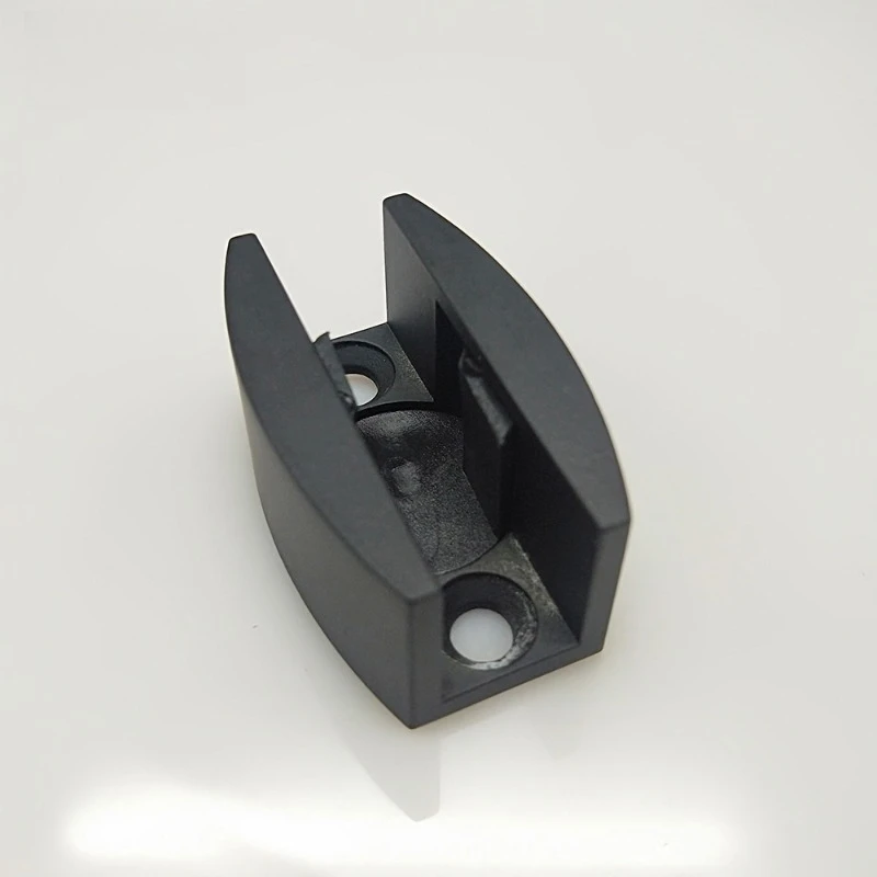 

Modern shower room black zinc alloy glass door sliding door roller hardware hotel window durable steel hot sale