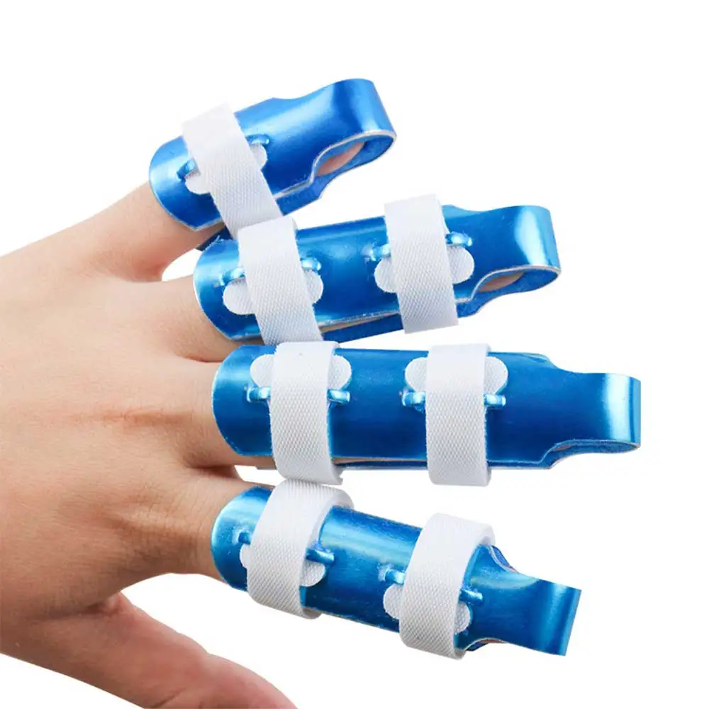 1Pc Finger Splint Thumb Fingers Brace Support Injury Protection Bending Deformation Posture Correction Pain Relief Hand Tools