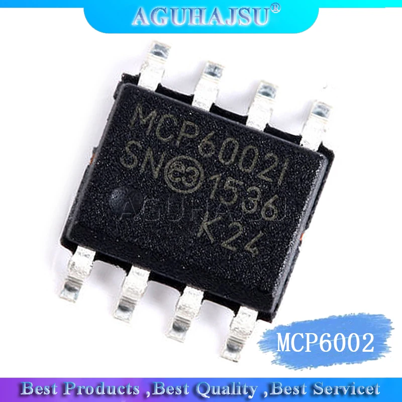 

10PCS MCP6002-I/SN MCP6002-I MCP6002 Waterproof shell