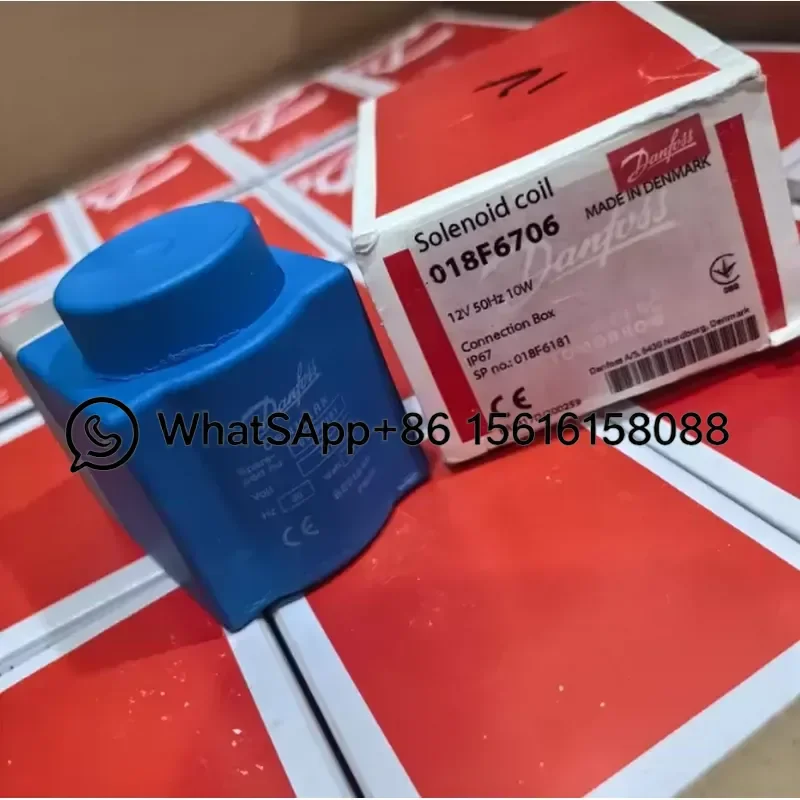 Danfoss Solenoid Valve Coil 018F6176 018F6816 018F6813 AC110V  Coil AC12V 018F6706 Coil DC12V 018F4951 Coil DC24V 018F68572