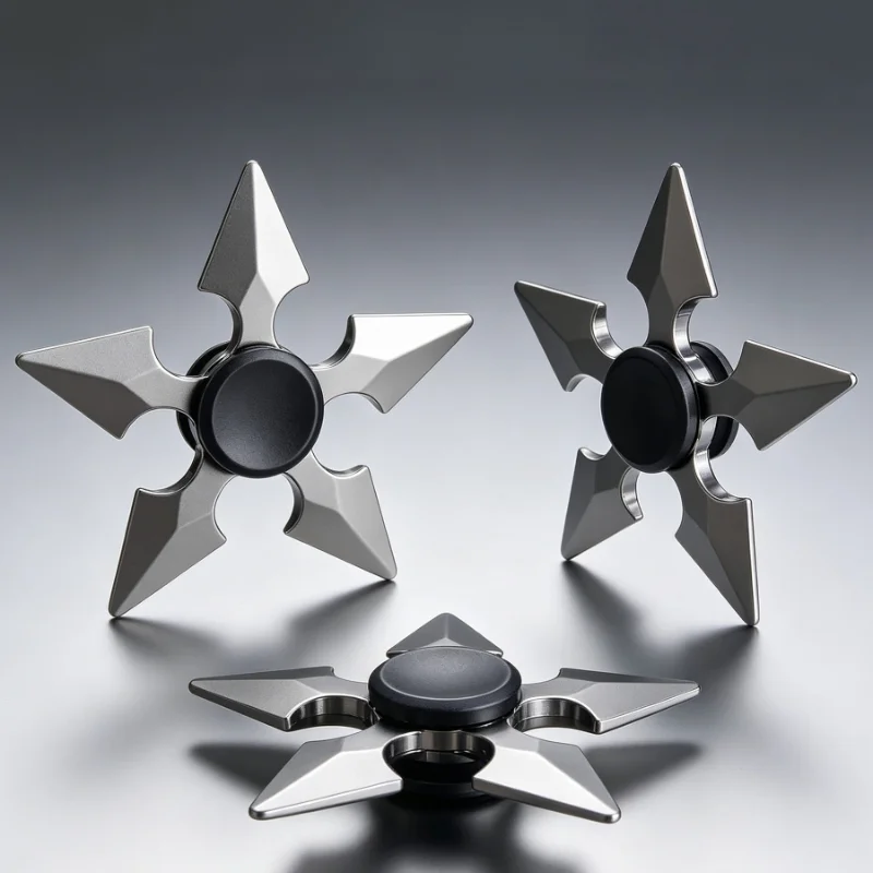 EDC Metal Fidget Roller Spinner Rotating Hand Spinning Top Tip Stress Relief Pocket Office Desk Toys Anti Anxiety For Children