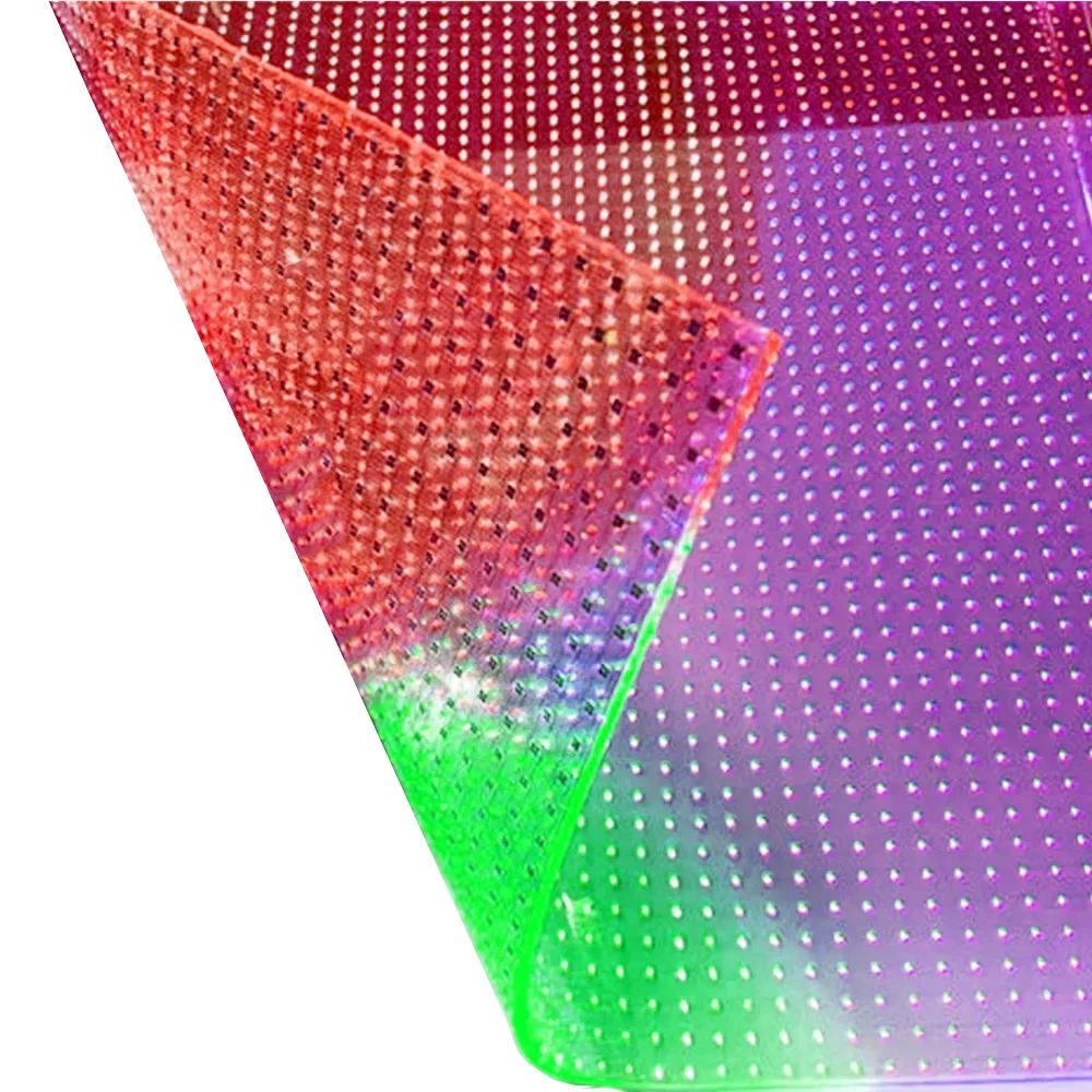 Customizable High Quality Wholesale Custom Transparent Led Flexible Display High Performance LED Film Screen Sticky Flexible