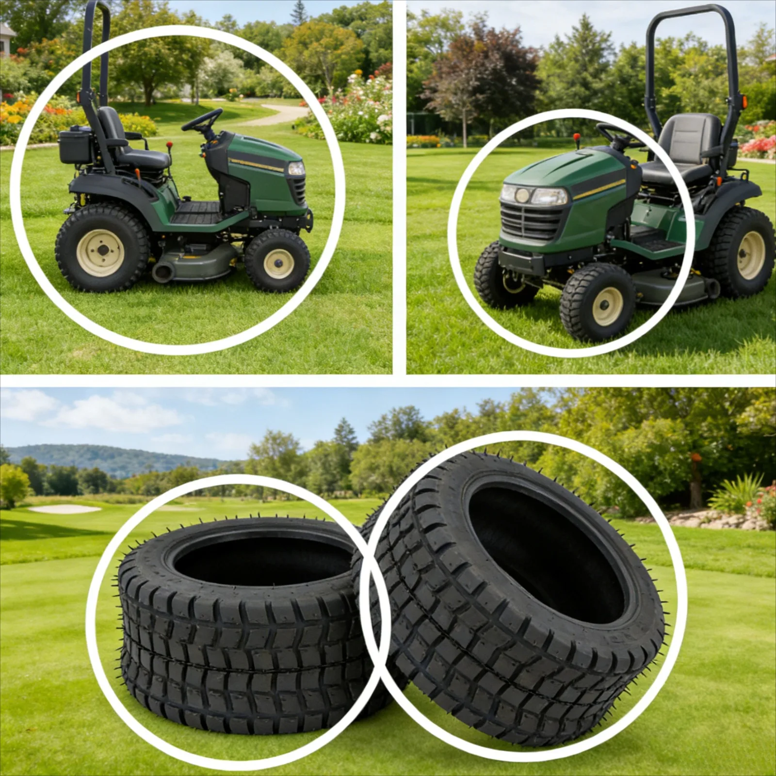 

Replace tires ZY 16x6.50-8 4PR P512*2 Heavy Duty Tire, Excellent Anti-Slip & Wear-Resistant Performance, MP