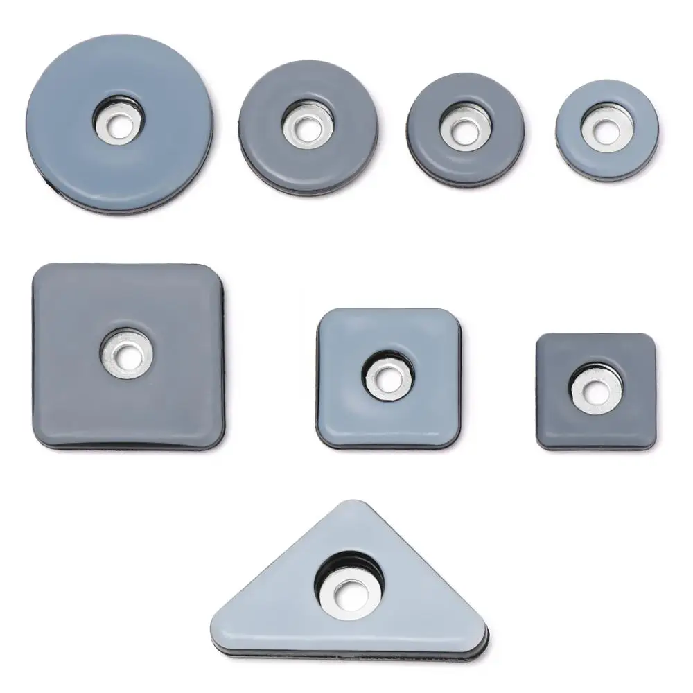 Anti-abrasion Wear-resisting Soft Chair Fittings Easy Move Bumper Anti Noisy Floor Protector Furniture Leg Slider Pads Slip Mat