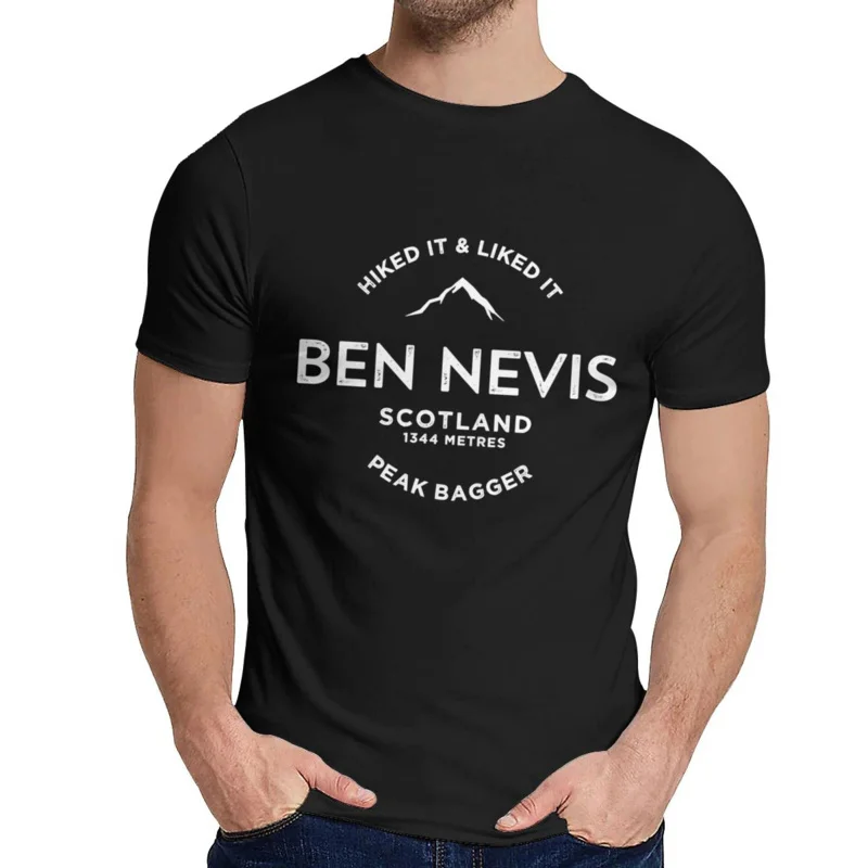 

Hot Sale Ben Nevis Hiking Climbing Tee Man Leisure Organic Cotton T Shirt Classic Round Neck