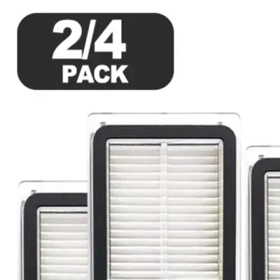 Wash/able HEPA Filter Replacement For Xiaomi Robot Vacuum S/40 OV81 Clea/ning Parts Accessories White 2/4 Pieces Kit
