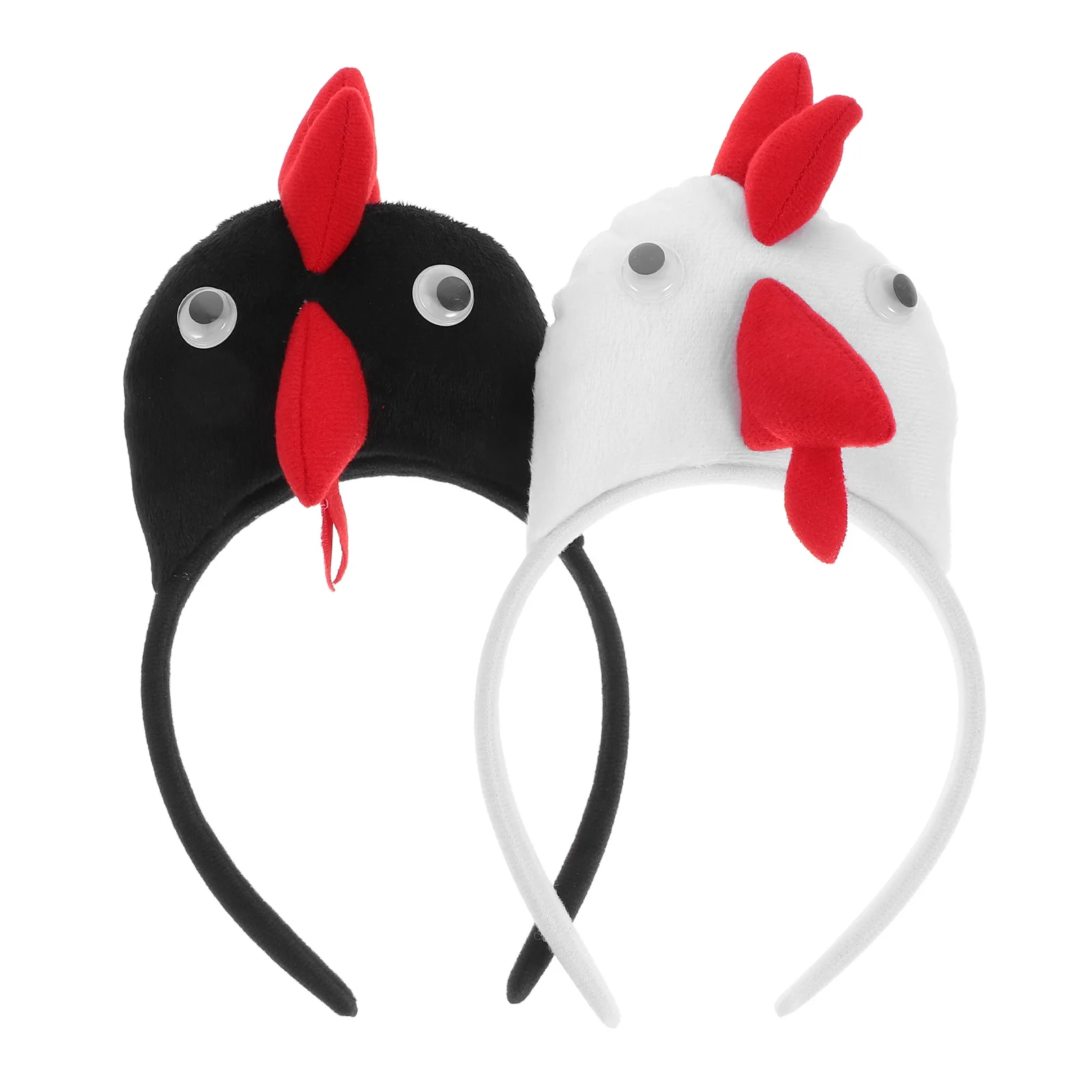 

Chicken Headband for Kids Adults Festival Party Supply Animal Headpiece Lightweight Comfortable Wearable Fun Rooster Hairband
