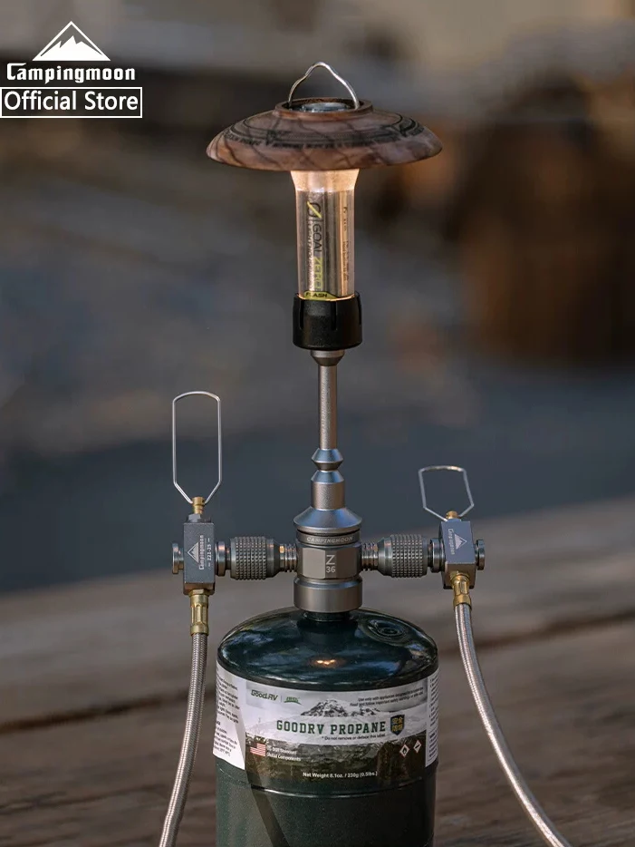 

CAMPINGMOON Z31 Outdoor Propane/Alpine Gas Adapter Side-Joint 1-to-3 Splitter for Stoves & Lanterns