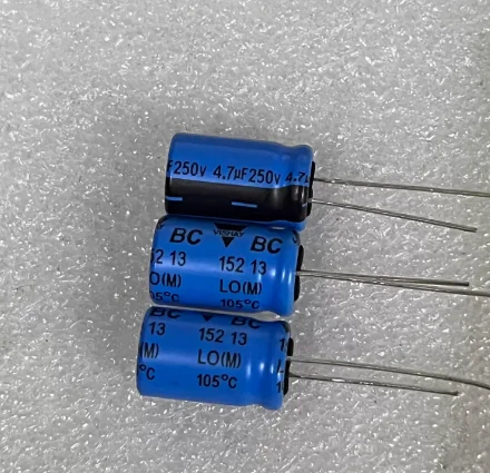 20PCS/LOT Original VISHAY BC 152 series 4.7UF 250V 10X16MM audiophile electrolytic capacitor FREE SHIPPING