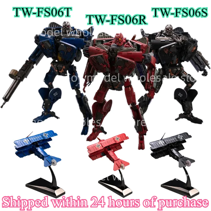 Dostępny Transformujący Się Model Zabawka Wojna Światowa StarCraft Tw-fs06 Czerwony Baron Thundercracker Skywarp Kolekcja Chłopięca