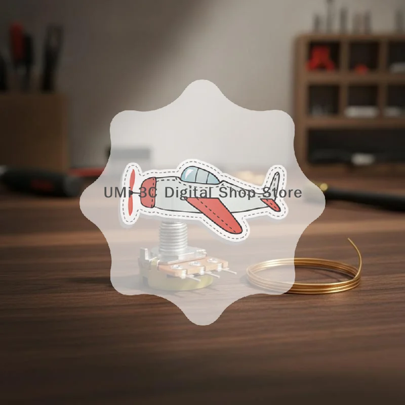 WH148N 15mm Single Rotary Potentiometer 5Pcs Volume Control Resistor for Audio Amplifier Electronic Circuit Maintenance