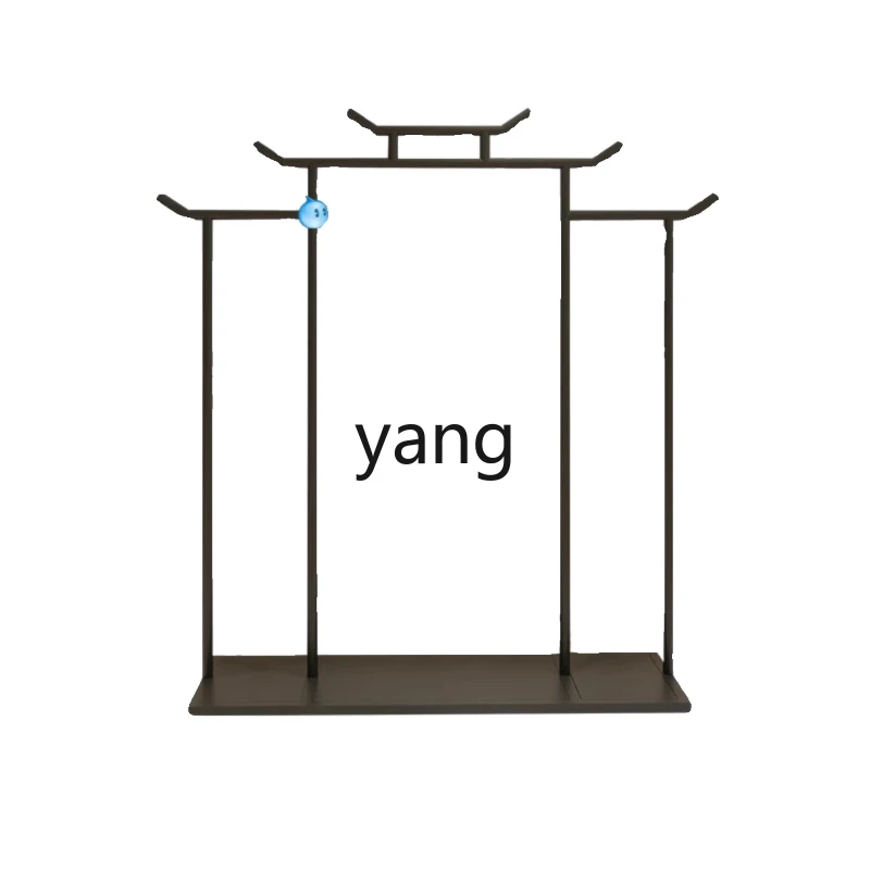 

TGF new Chinese clothing display rack display antique Xiuhe rack simple gantry rack antique style