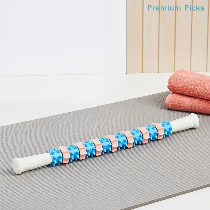 portableYoga Massage Stick with Effective Wolf Teeth Design for Post-Exercise Muscle Comfort