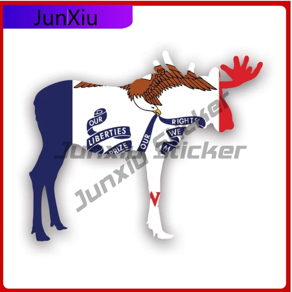 Cute 3D Iowa Moose …