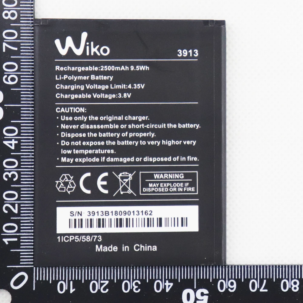 2500mAh Replacement 3913 Battery For WIKO 3913 LENNY4 LENNY 4 Mobile Phone Batteries