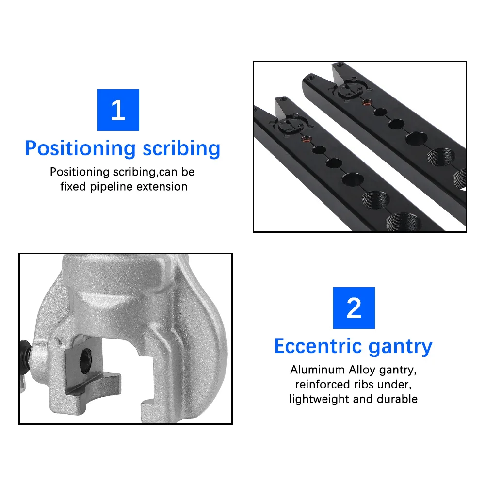Picture 7: CT-806 Eccentric Flaring Tool 6-Hole Copper Pipe Tube Expander Kit for HVAC Refrigeration