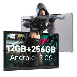 14,1-calowy tablet PC Android 12 Tab 12 GB RAM 256 GB ROM 1920*1080 IPS Duży ekran Deca Core Bluetooth 5G WiFi 10000 mAh Podkładka do nauki