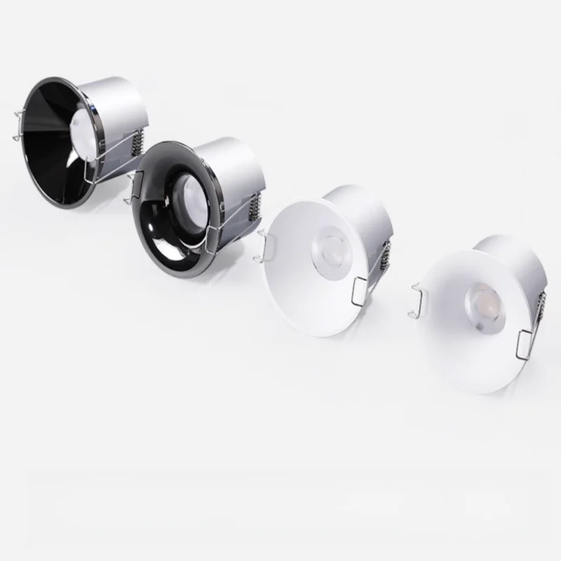 CANTH-10 No embedded spotlights Embedded frameless spotlights instead of plaster downlights full spectrum
