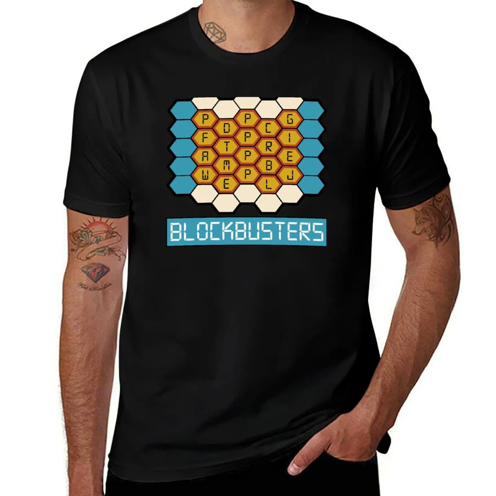 Футболка в стиле ретро 80-х годов с изображением героев телешоу Blockbusters, повседневная модная уличная футболка