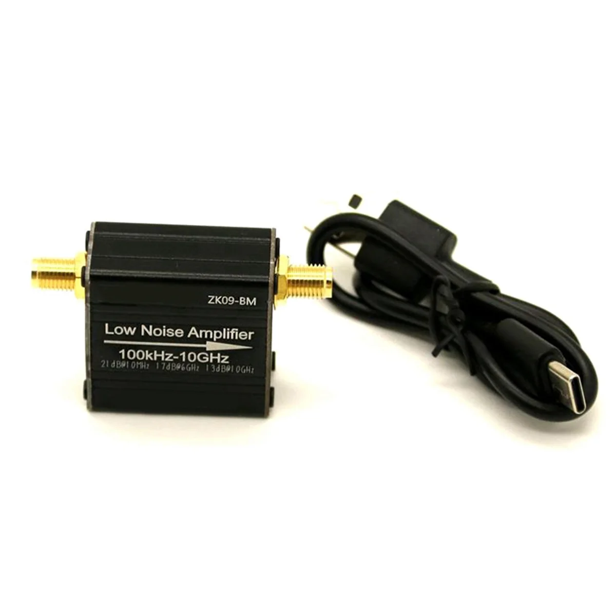 LNA RF Power Preamplifier Module 100KHz-6GHz/10GHz 20dB High Gain LNA Low Noise Amplifier ZK09-BM