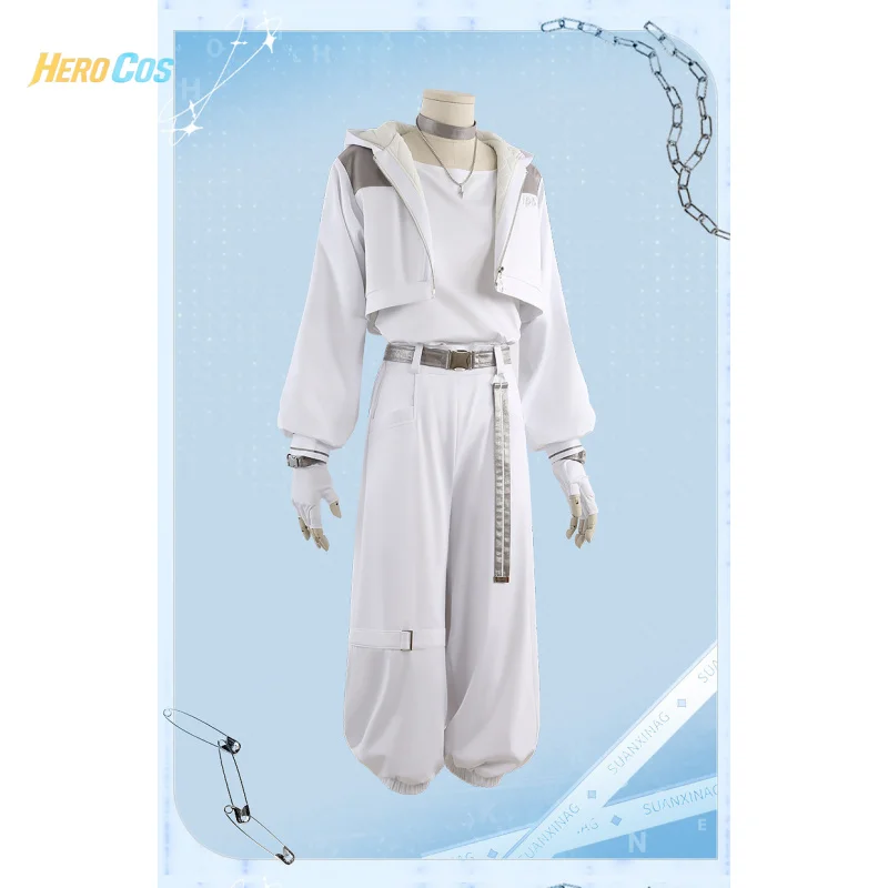 

PJSK Shinonome Akito Cosplay Costume Full Set Uniform Props Accessories Women Men Halloween Carnival Party HERO Cos