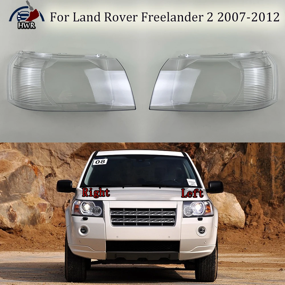 For Land Rover Freelander 2 2007-2012 Headlight Cover Shade Headlamp Shell Transparent Lampshade Lens Auto Replacement Parts