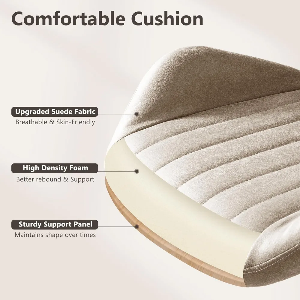 كرسي دوار مريح عالي الظهر مع دعم قطني لمكتب المكتب الحديث، كرسي كمبيوتر تنفيذي على عجلات #5